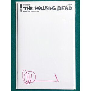 The Walking Dead #192 Image 2018 Blank Sketch Variant Signed Charlie Adlard +COA